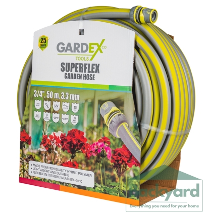 Маркуч градински SUPERFLEX 3/4", 50m, 3.3mm GX