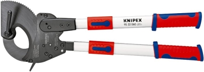Ножици за рязане на кабел до 740мм2, синьо-червена ръкохватка 630мм, Knipex